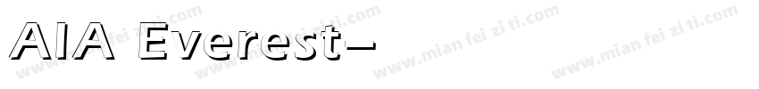 AIA Everest字体转换
